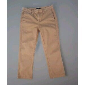 J Crew Womens Sz 26 Chino Pants Brown Straight Leg Flat Front